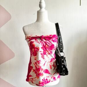 Carmen Marc Valvo Pink‎ Tankini, Vacation Resortwear Y2K Vintage Medium